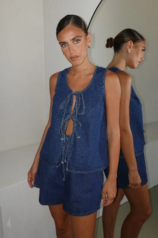 Denim shorts – Shorts made from denim fabric, often associated with a casual, summery vibe.Denim shorts – Shorts made from denim fabric, often associated with a casual, summery vibe.Chappell Denim Set (Blue) Denim shorts – Shorts made from denim fabric, often associated with a casual, summery vibe.Denim shorts – Shorts made from denim fabric, often associated with a casual, summery vibe.Chappell Denim Set (Blue)