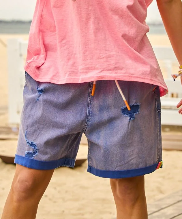 Tye-dye shorts – Shorts with a colorful, spiral tie-dye pattern, perfect for a retro or festival vibe.Tye-dye shorts – Shorts with a colorful, spiral tie-dye pattern, perfect for a retro or festival vibe.Hammill & Co Vintage Denim Short Tye-dye shorts – Shorts with a colorful, spiral tie-dye pattern, perfect for a retro or festival vibe.Tye-dye shorts – Shorts with a colorful, spiral tie-dye pattern, perfect for a retro or festival vibe.Hammill & Co Vintage Denim Short