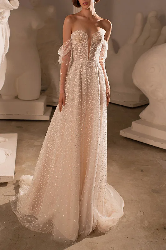 Wrap dress – Dress that wraps around the body and ties at the waist, creating a flattering and adjustable fit.Wrap dress – Dress that wraps around the body and ties at the waist, creating a flattering and adjustable fit.A line Attractive Deep V neck Boho Beach Wedding Dress with Court Train QW2164 Wrap dress – Dress that wraps around the body and ties at the waist, creating a flattering and adjustable fit.Wrap dress – Dress that wraps around the body and ties at the waist, creating a flattering and adjustable fit.A line Attractive Deep V neck Boho Beach Wedding Dress with Court Train QW2164