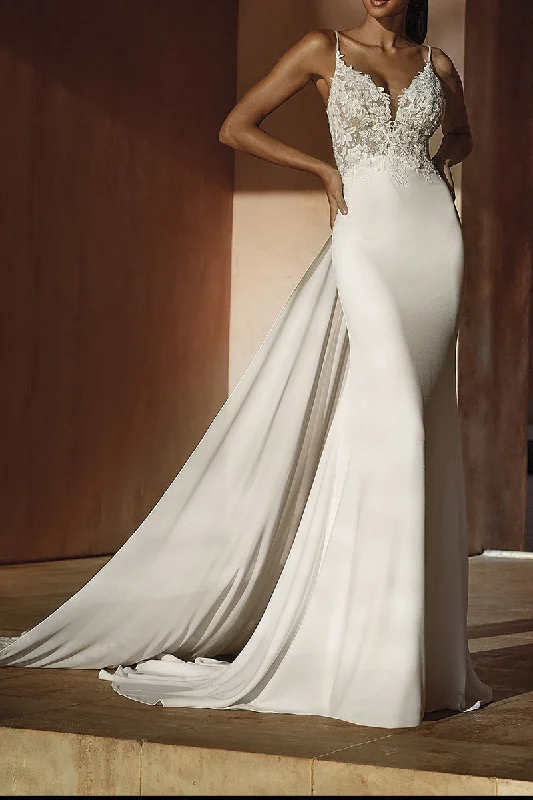 Lace dress – Dress made with lace fabric, often delicate and romantic, suitable for special occasions.Lace dress – Dress made with lace fabric, often delicate and romantic, suitable for special occasions.Illusion Plunging V Neck Lace Appliques Mermaid Wedding Dress Boho Bridal Gown QW2102 Lace dress – Dress made with lace fabric, often delicate and romantic, suitable for special occasions.Lace dress – Dress made with lace fabric, often delicate and romantic, suitable for special occasions.Illusion Plunging V Neck Lace Appliques Mermaid Wedding Dress Boho Bridal Gown QW2102