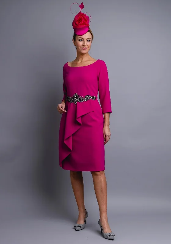 Cocktail dress – Dress typically worn for semi-formal events, often knee-length or slightly above.Cocktail dress – Dress typically worn for semi-formal events, often knee-length or slightly above.Claudia C Jerez Frill Trim Pencil Dress, Fuschia Pink Cocktail dress – Dress typically worn for semi-formal events, often knee-length or slightly above.Cocktail dress – Dress typically worn for semi-formal events, often knee-length or slightly above.Claudia C Jerez Frill Trim Pencil Dress, Fuschia Pink