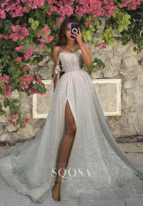 V-neck dress – Dress with a V-shaped neckline that flatters the chest and elongates the neck.V-neck dress – Dress with a V-shaped neckline that flatters the chest and elongates the neck.Sweetheart Sleeveless Bows A-Line Wedding Dress Glitter-Knit High Split with Train Bridal Dress V-neck dress – Dress with a V-shaped neckline that flatters the chest and elongates the neck.V-neck dress – Dress with a V-shaped neckline that flatters the chest and elongates the neck.Sweetheart Sleeveless Bows A-Line Wedding Dress Glitter-Knit High Split with Train Bridal Dress