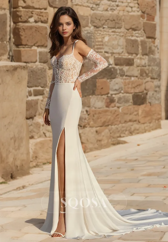 Tea-length dress – Dress that falls between the knee and ankle, perfect for more formal or vintage-inspired occasions.Tea-length dress – Dress that falls between the knee and ankle, perfect for more formal or vintage-inspired occasions.Sweetheart Spaghetti Straps Appliques Beach Wedding Gowns Three Quarter Sleeves Sweep Train Wedding Dress Tea-length dress – Dress that falls between the knee and ankle, perfect for more formal or vintage-inspired occasions.Tea-length dress – Dress that falls between the knee and ankle, perfect for more formal or vintage-inspired occasions.Sweetheart Spaghetti Straps Appliques Beach Wedding Gowns Three Quarter Sleeves Sweep Train Wedding Dress