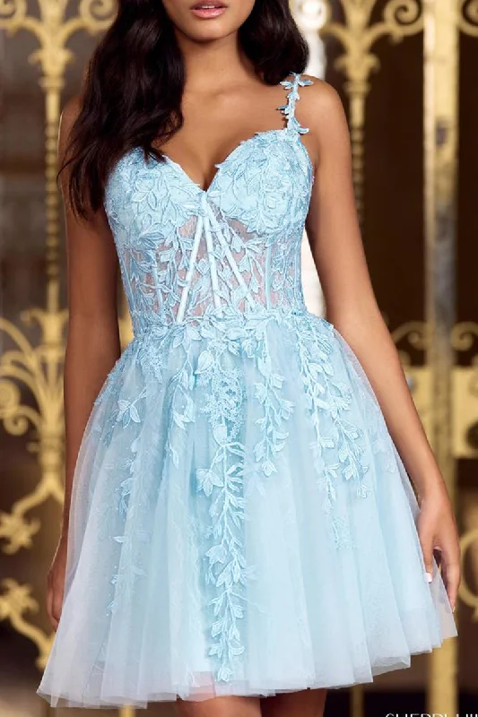 Corset dress – Dress designed with a built-in corset or lace-up feature to create a cinched, structured waist.Corset dress – Dress designed with a built-in corset or lace-up feature to create a cinched, structured waist.A line V Neck Lace Appliques Short Homecoming Graduation Dress QH2337 Corset dress – Dress designed with a built-in corset or lace-up feature to create a cinched, structured waist.Corset dress – Dress designed with a built-in corset or lace-up feature to create a cinched, structured waist.A line V Neck Lace Appliques Short Homecoming Graduation Dress QH2337