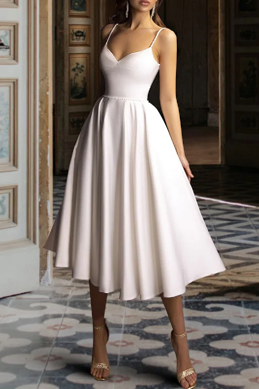 Fit-and-flare dress – Dress that is fitted at the top and flares out at the bottom, offering a feminine and flattering shape.Fit-and-flare dress – Dress that is fitted at the top and flares out at the bottom, offering a feminine and flattering shape.Bridal Shower Litter Wedding Dress Vintage Tea Length Summer Bridal Gown QW2385 Fit-and-flare dress – Dress that is fitted at the top and flares out at the bottom, offering a feminine and flattering shape.Fit-and-flare dress – Dress that is fitted at the top and flares out at the bottom, offering a feminine and flattering shape.Bridal Shower Litter Wedding Dress Vintage Tea Length Summer Bridal Gown QW2385