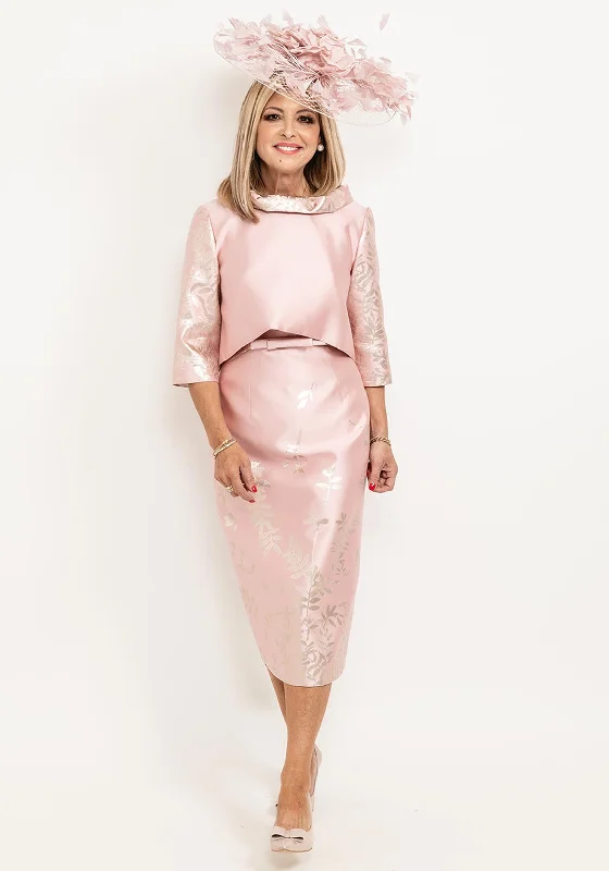 Empire waist dress – Dress with a high waistline, just under the bust, for a flattering silhouette.Empire waist dress – Dress with a high waistline, just under the bust, for a flattering silhouette.Fely Campo Metallic Leaf Dress & Jacket, Rose Pink Empire waist dress – Dress with a high waistline, just under the bust, for a flattering silhouette.Empire waist dress – Dress with a high waistline, just under the bust, for a flattering silhouette.Fely Campo Metallic Leaf Dress & Jacket, Rose Pink