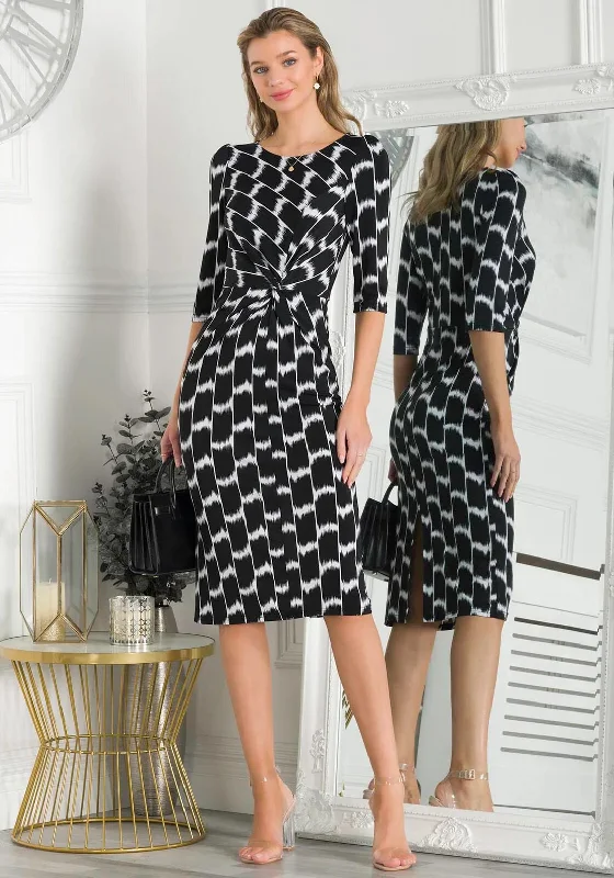 Halterneck dress – Dress with straps that tie around the neck, leaving the shoulders and back exposed.Halterneck dress – Dress with straps that tie around the neck, leaving the shoulders and back exposed.Jolie Moi Qyara Twist Waist Geo Print Dress, Black Halterneck dress – Dress with straps that tie around the neck, leaving the shoulders and back exposed.Halterneck dress – Dress with straps that tie around the neck, leaving the shoulders and back exposed.Jolie Moi Qyara Twist Waist Geo Print Dress, Black