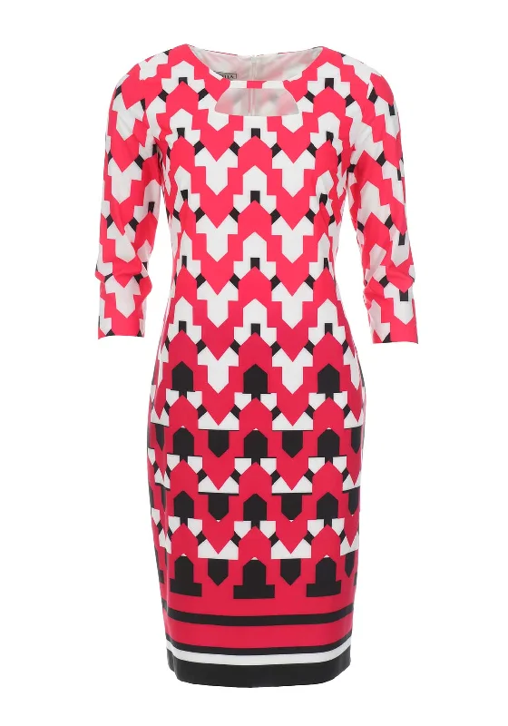 Halterneck dress – Dress with straps that tie around the neck, leaving the shoulders and back exposed.Halterneck dress – Dress with straps that tie around the neck, leaving the shoulders and back exposed.Lizabella Geometric Print Pencil Dress, Red Multi Halterneck dress – Dress with straps that tie around the neck, leaving the shoulders and back exposed.Halterneck dress – Dress with straps that tie around the neck, leaving the shoulders and back exposed.Lizabella Geometric Print Pencil Dress, Red Multi
