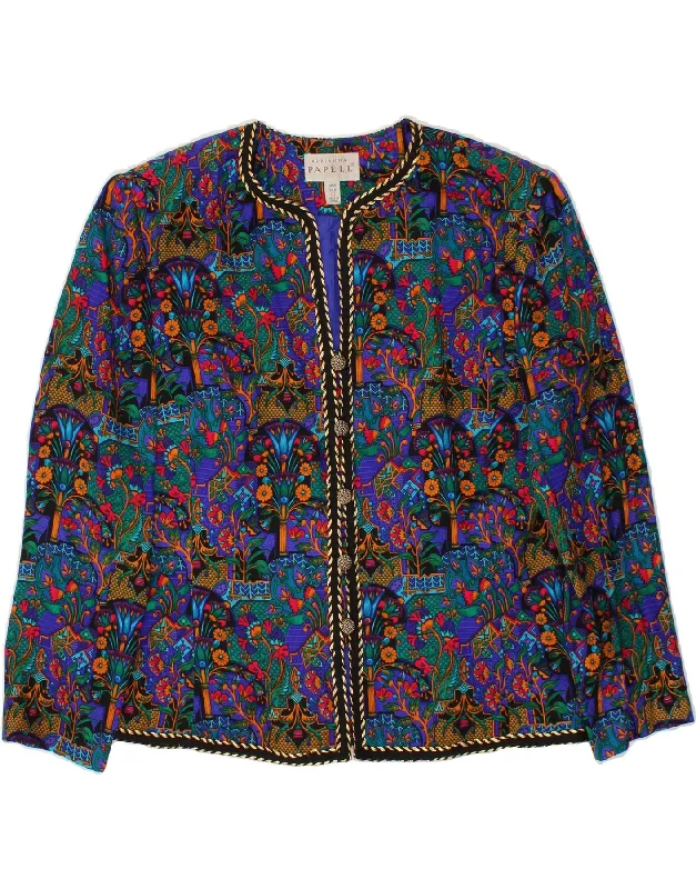 women's blazers that are must-haves for the fall and winter seasonswomen's blazers that are must-haves for the fall and winter seasonswomen's blazers that are must-haves for the fall and winter seasonsADRIANNA PAPELL Womens 4 Button Blazer Jacket US 10 Large Multicoloured