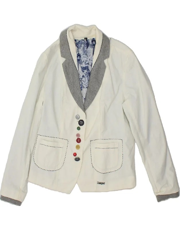 women's blazers that are on salewomen's blazers that are on salewomen's blazers that are on saleDESIGUAL Womens Graphic 3 Button Blazer Jacket EU 44 XL White Cotton women's blazers that are on salewomen's blazers that are on salewomen's blazers that are on saleDESIGUAL Womens Graphic 3 Button Blazer Jacket EU 44 XL White Cotton