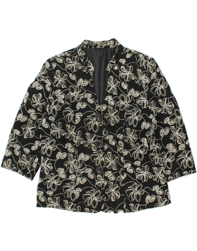 women's blazers for smart casual occasionswomen's blazers for smart casual occasionswomen's blazers for smart casual occasionsEWM Womens 3 Button 3/4 Sleeve Blazer Jacket UK 14 Medium Black Floral women's blazers for smart casual occasionswomen's blazers for smart casual occasionswomen's blazers for smart casual occasionsEWM Womens 3 Button 3/4 Sleeve Blazer Jacket UK 14 Medium Black Floral