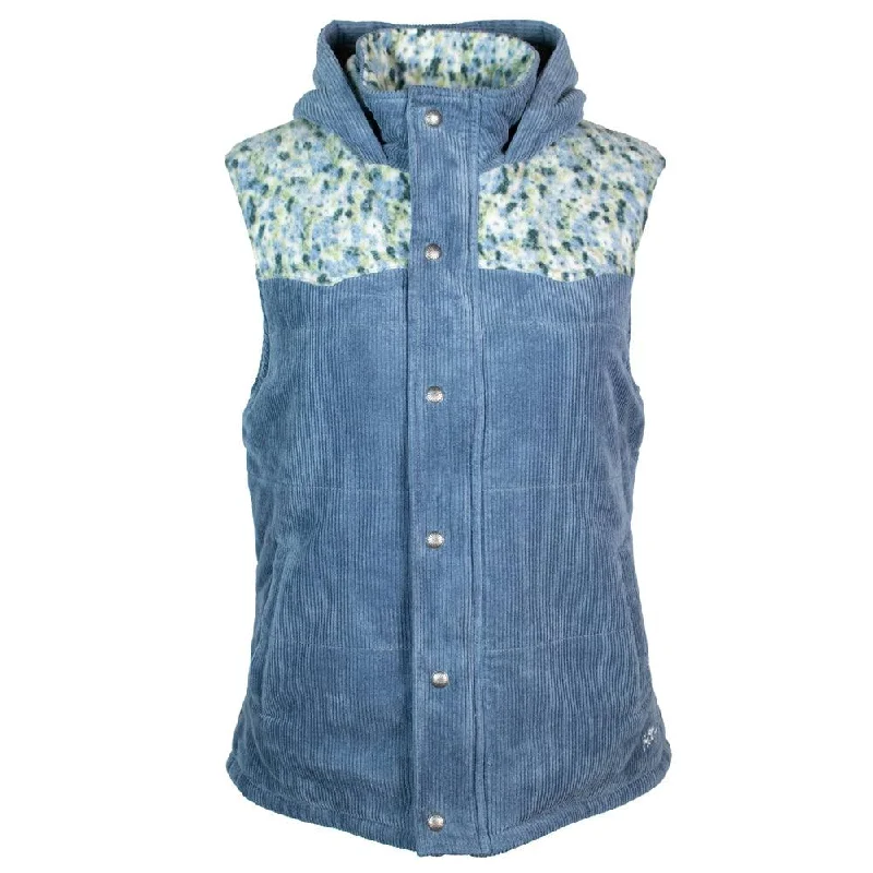 women's waistcoats with pocketswomen's waistcoats with pocketswomen's waistcoats with pockets"Hooey Ladies Hooded Vest" Blue/Floral Print women's waistcoats with pocketswomen's waistcoats with pocketswomen's waistcoats with pockets"Hooey Ladies Hooded Vest" Blue/Floral Print