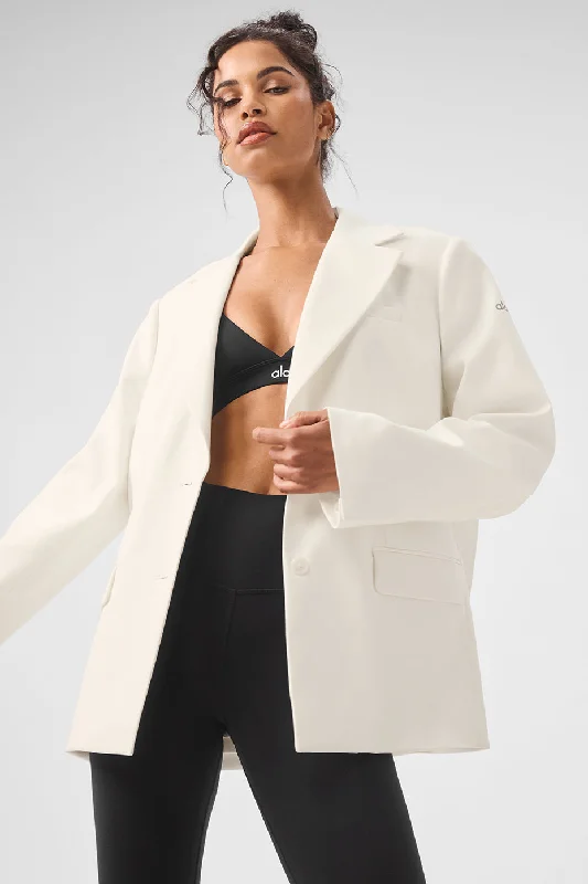 women's blazerswomen's blazerswomen's blazersFirst-Class Blazer - Ivory