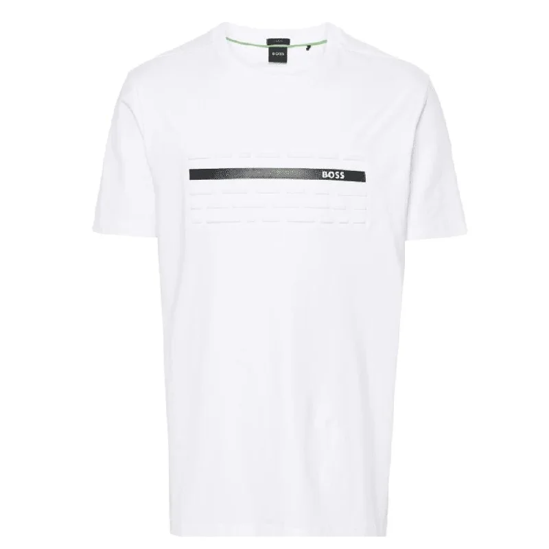 Oversized – Loose, relaxed fit, often with dropped shouldersOversized – Loose, relaxed fit, often with dropped shouldersHugo Boss Men Tee 4 Raised Graphic Short Sleeve Crew Neck White Oversized – Loose, relaxed fit, often with dropped shouldersOversized – Loose, relaxed fit, often with dropped shouldersHugo Boss Men Tee 4 Raised Graphic Short Sleeve Crew Neck White