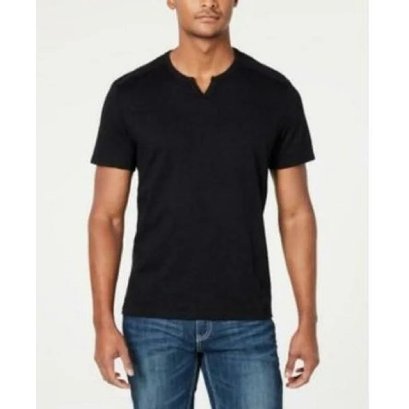 Cotton blend – Mix of cotton and synthetic fabrics for softness and durabilityCotton blend – Mix of cotton and synthetic fabrics for softness and durabilityINC International Concepts Men's Ribbed Split Tee Black Size Small Cotton blend – Mix of cotton and synthetic fabrics for softness and durabilityCotton blend – Mix of cotton and synthetic fabrics for softness and durabilityINC International Concepts Men's Ribbed Split Tee Black Size Small