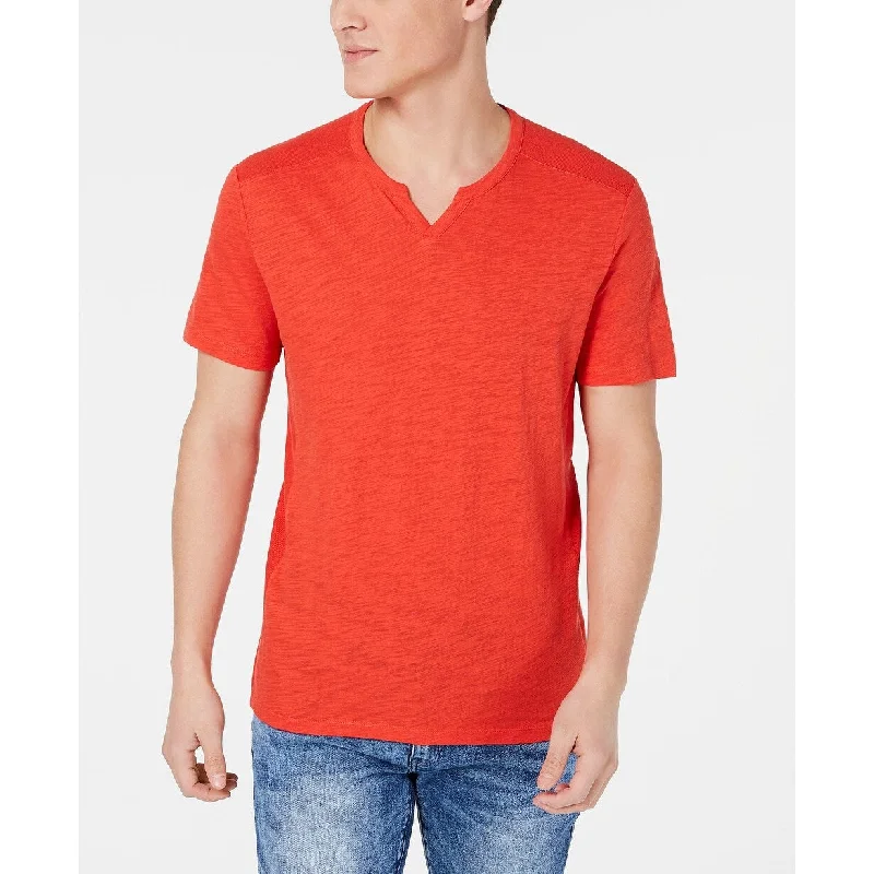 Plain/basic – Solid color, no graphics or designsPlain/basic – Solid color, no graphics or designsINC Men's Ribbed Split Tee Bright Red Size Small Plain/basic – Solid color, no graphics or designsPlain/basic – Solid color, no graphics or designsINC Men's Ribbed Split Tee Bright Red Size Small