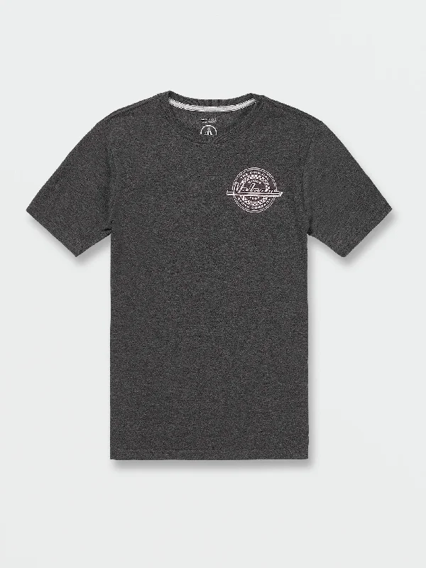 Fitted – Snug, form-fitting styleFitted – Snug, form-fitting styleBig Boys Initial Short Sleeve Tee - Dark Black Heather Fitted – Snug, form-fitting styleFitted – Snug, form-fitting styleBig Boys Initial Short Sleeve Tee - Dark Black Heather