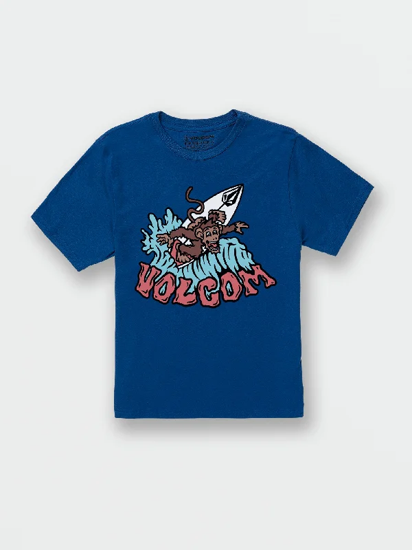 Faded – Pre-washed or faded look for a vintage vibeFaded – Pre-washed or faded look for a vintage vibeLittle Boys Monkey Short Sleeve Tee - Royal Faded – Pre-washed or faded look for a vintage vibeFaded – Pre-washed or faded look for a vintage vibeLittle Boys Monkey Short Sleeve Tee - Royal
