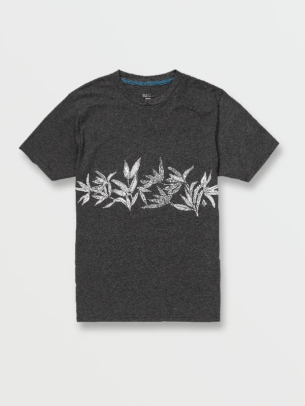Pima cotton – Soft, high-quality cotton for a luxurious feelPima cotton – Soft, high-quality cotton for a luxurious feelBig Boys Op Leaf Short Sleeve Tee - Dark Black Heather