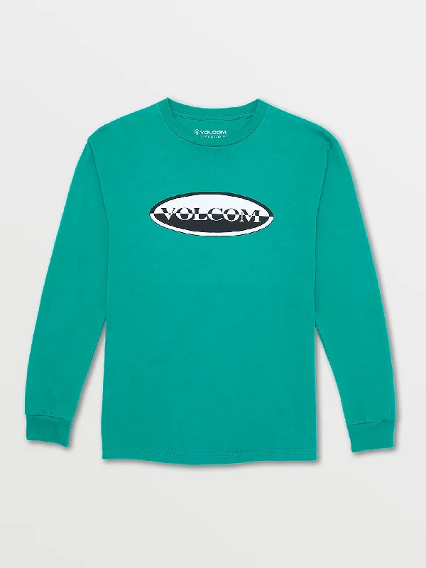 Banded hem – T-shirt with a stitched or elastic band at the bottomBanded hem – T-shirt with a stitched or elastic band at the bottomLittle Boys Ovoid Long Sleeve Tee - Synergy Green Banded hem – T-shirt with a stitched or elastic band at the bottomBanded hem – T-shirt with a stitched or elastic band at the bottomLittle Boys Ovoid Long Sleeve Tee - Synergy Green