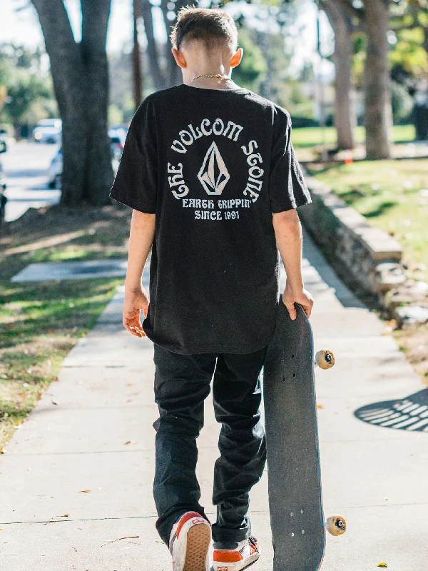 Faded – Pre-washed or faded look for a vintage vibeFaded – Pre-washed or faded look for a vintage vibeBig Boys Stone Trippin Short Sleeve Tee - Black Faded – Pre-washed or faded look for a vintage vibeFaded – Pre-washed or faded look for a vintage vibeBig Boys Stone Trippin Short Sleeve Tee - Black