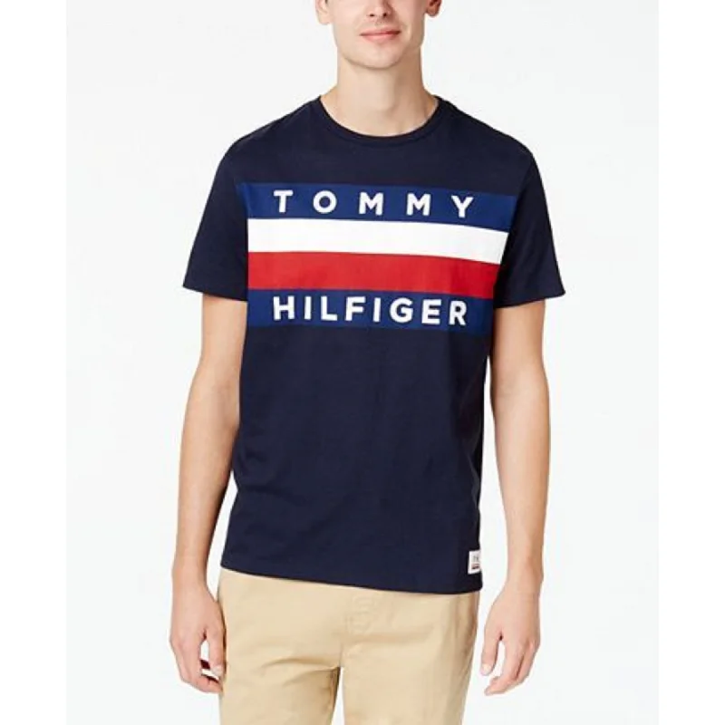 Knit – Soft and stretchy fabric with a knitted textureKnit – Soft and stretchy fabric with a knitted textureTommy Hilfiger Men's Big & Tall Upstate Tee Navy Size Extra Large - X-Large Knit – Soft and stretchy fabric with a knitted textureKnit – Soft and stretchy fabric with a knitted textureTommy Hilfiger Men's Big & Tall Upstate Tee Navy Size Extra Large - X-Large