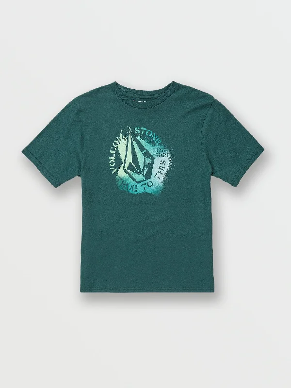 Knit – Soft and stretchy fabric with a knitted textureKnit – Soft and stretchy fabric with a knitted textureLittle Boys Toy Short Sleeve Tee - Deep Teal Knit – Soft and stretchy fabric with a knitted textureKnit – Soft and stretchy fabric with a knitted textureLittle Boys Toy Short Sleeve Tee - Deep Teal