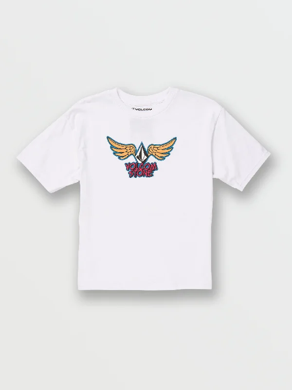 Banded hem – T-shirt with a stitched or elastic band at the bottomBanded hem – T-shirt with a stitched or elastic band at the bottomLittle Boys Wingz Short Sleeve Tee - White Banded hem – T-shirt with a stitched or elastic band at the bottomBanded hem – T-shirt with a stitched or elastic band at the bottomLittle Boys Wingz Short Sleeve Tee - White