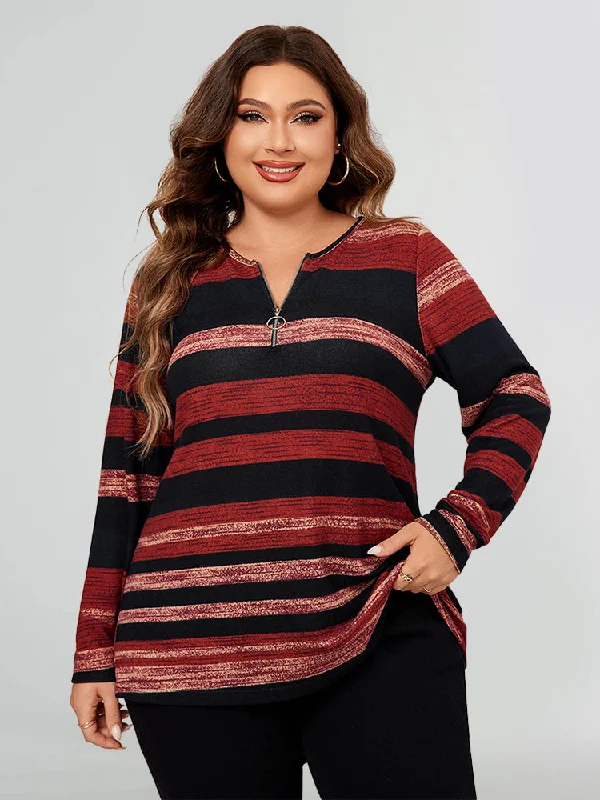 Asymmetrical – Uneven hem or design, adds a modern twistAsymmetrical – Uneven hem or design, adds a modern twistColorblock Zipper Front Tee Asymmetrical – Uneven hem or design, adds a modern twistAsymmetrical – Uneven hem or design, adds a modern twistColorblock Zipper Front Tee