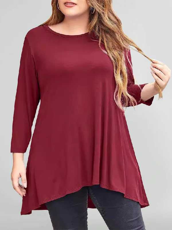 Graphic tee – T-shirt with printed designs, logos, or imagesGraphic tee – T-shirt with printed designs, logos, or imagesSolid Round Neck Asymmetrical Hem Tee Graphic tee – T-shirt with printed designs, logos, or imagesGraphic tee – T-shirt with printed designs, logos, or imagesSolid Round Neck Asymmetrical Hem Tee