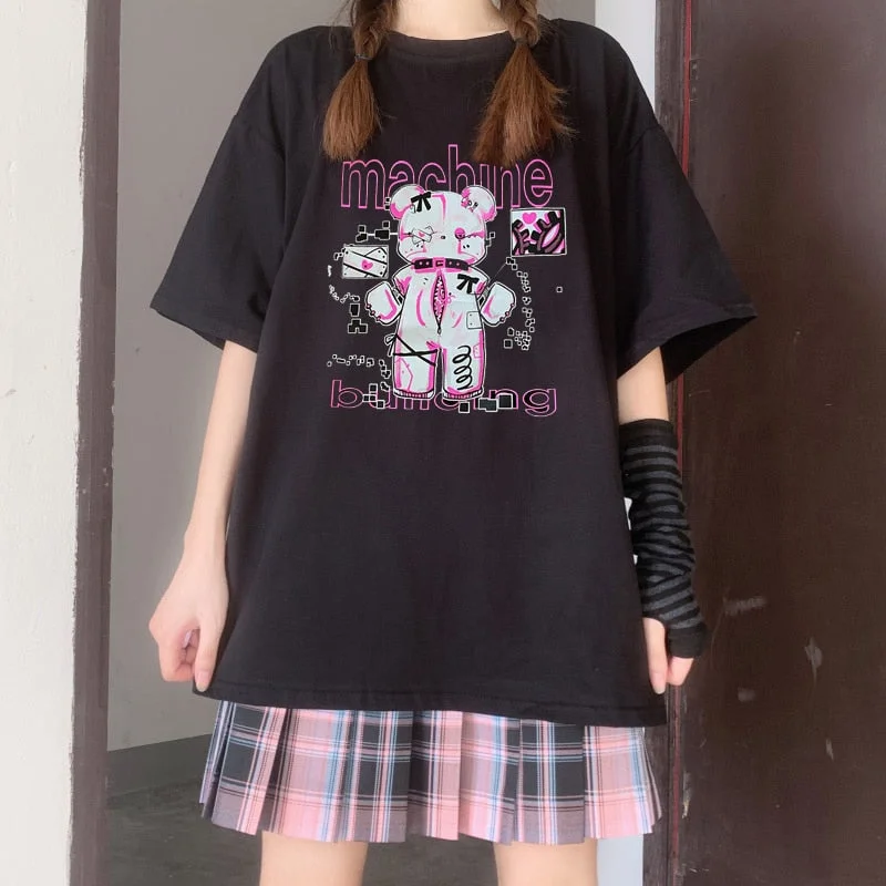 Asymmetrical – Uneven hem or design, adds a modern twistAsymmetrical – Uneven hem or design, adds a modern twistMachine Bear Menhera Tee Asymmetrical – Uneven hem or design, adds a modern twistAsymmetrical – Uneven hem or design, adds a modern twistMachine Bear Menhera Tee