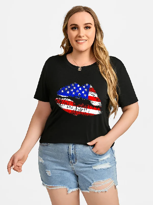 Tie-dye – Colorful, patterned T-shirt created with a tie-dye techniqueTie-dye – Colorful, patterned T-shirt created with a tie-dye techniquePlus Black Color Lip Print Round Neck Graphic Tee Tie-dye – Colorful, patterned T-shirt created with a tie-dye techniqueTie-dye – Colorful, patterned T-shirt created with a tie-dye techniquePlus Black Color Lip Print Round Neck Graphic Tee