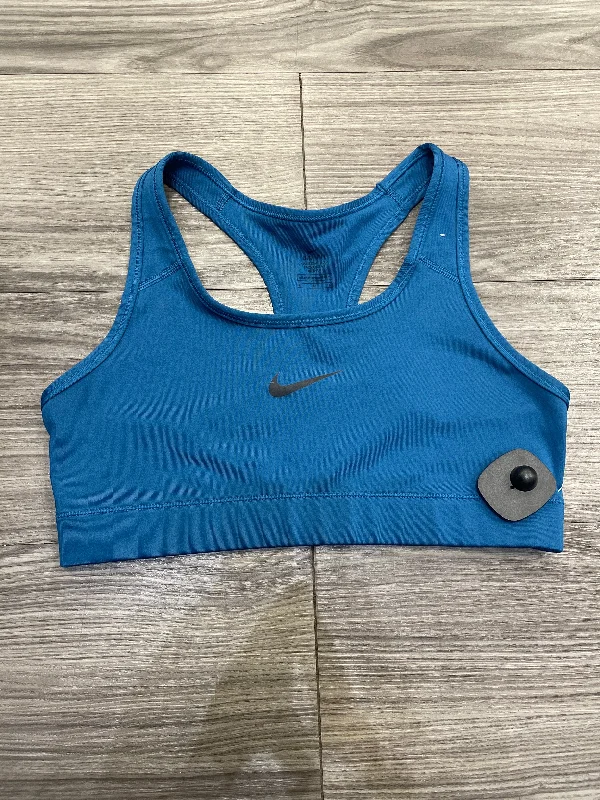 Push-up sports bra – Sports bra with added padding or structure to lift and shape the bust, providing extra support.Push-up sports bra – Sports bra with added padding or structure to lift and shape the bust, providing extra support.Athletic Bra By Nike In Blue, Size: M Push-up sports bra – Sports bra with added padding or structure to lift and shape the bust, providing extra support.Push-up sports bra – Sports bra with added padding or structure to lift and shape the bust, providing extra support.Athletic Bra By Nike In Blue, Size: M