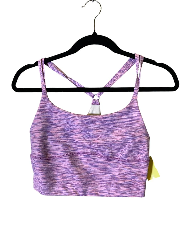 Compression sports bra – Sports bra that compresses the chest for a more secure fit and reduced bounce during high-impact activities.Compression sports bra – Sports bra that compresses the chest for a more secure fit and reduced bounce during high-impact activities.Athletic Bra By Outdoor Voices In Pink & Purple, Size: S Compression sports bra – Sports bra that compresses the chest for a more secure fit and reduced bounce during high-impact activities.Compression sports bra – Sports bra that compresses the chest for a more secure fit and reduced bounce during high-impact activities.Athletic Bra By Outdoor Voices In Pink & Purple, Size: S