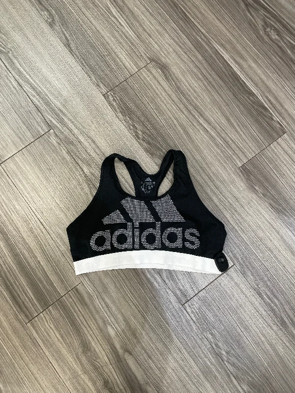 Sports bra with removable padding – Sports bra with padding that can be removed or adjusted for customized support and shape.Sports bra with removable padding – Sports bra with padding that can be removed or adjusted for customized support and shape.Black Athletic Bra Adidas, Size L Sports bra with removable padding – Sports bra with padding that can be removed or adjusted for customized support and shape.Sports bra with removable padding – Sports bra with padding that can be removed or adjusted for customized support and shape.Black Athletic Bra Adidas, Size L