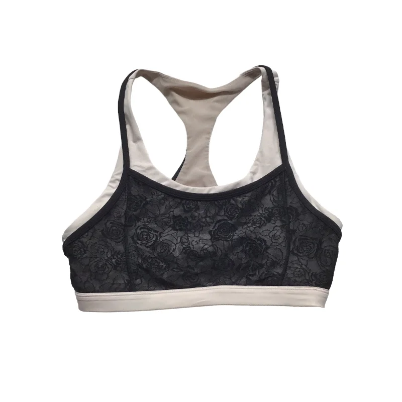 Underwired sports bra – Sports bra with underwire for added support and structure.Underwired sports bra – Sports bra with underwire for added support and structure.Black & Cream Athletic Bra Fabletics, Size L Underwired sports bra – Sports bra with underwire for added support and structure.Underwired sports bra – Sports bra with underwire for added support and structure.Black & Cream Athletic Bra Fabletics, Size L