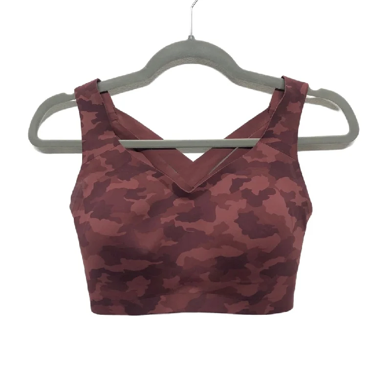 Medium-impact sports bra – Suitable for moderate-intensity activities like cycling or strength training, offering balanced support.Medium-impact sports bra – Suitable for moderate-intensity activities like cycling or strength training, offering balanced support.Camouflage Print Athletic Bra Lululemon, Size 32 Medium-impact sports bra – Suitable for moderate-intensity activities like cycling or strength training, offering balanced support.Medium-impact sports bra – Suitable for moderate-intensity activities like cycling or strength training, offering balanced support.Camouflage Print Athletic Bra Lululemon, Size 32