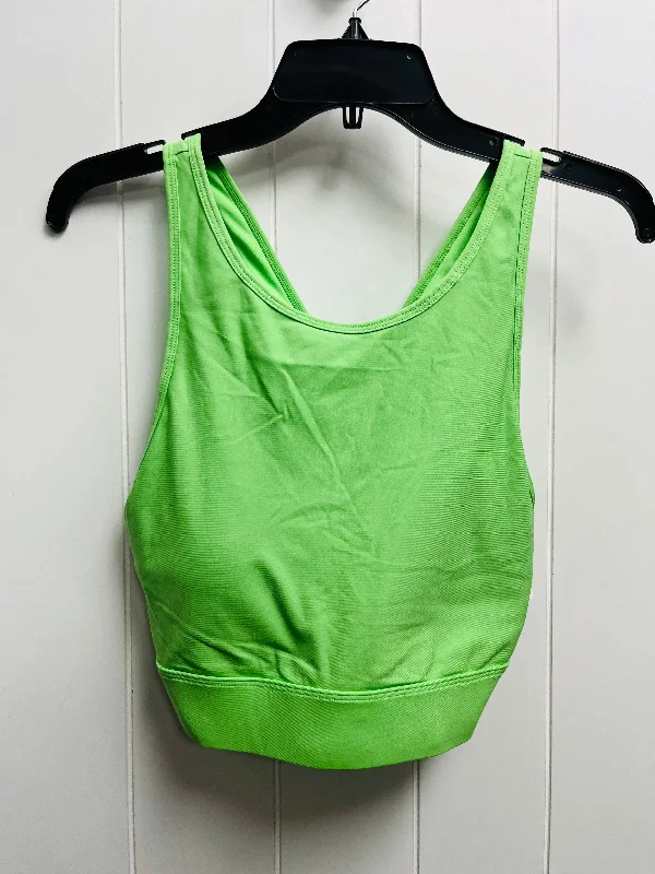 Push-up sports bra – Sports bra with added padding or structure to lift and shape the bust, providing extra support.Push-up sports bra – Sports bra with added padding or structure to lift and shape the bust, providing extra support.Green Athletic Bra Fabletics, Size L