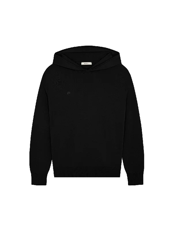 Fleece-lined – Soft, warm interior lining made from fleece materialFleece-lined – Soft, warm interior lining made from fleece materialWomens DNA Regenerative Merino Wool Hoodie—black Fleece-lined – Soft, warm interior lining made from fleece materialFleece-lined – Soft, warm interior lining made from fleece materialWomens DNA Regenerative Merino Wool Hoodie—black