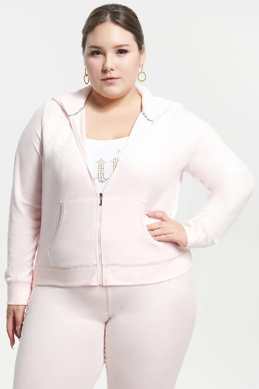 Fleece-lined – Soft, warm interior lining made from fleece materialFleece-lined – Soft, warm interior lining made from fleece materialPlus-Size Classic Cotton Velour Hoodie Fleece-lined – Soft, warm interior lining made from fleece materialFleece-lined – Soft, warm interior lining made from fleece materialPlus-Size Classic Cotton Velour Hoodie