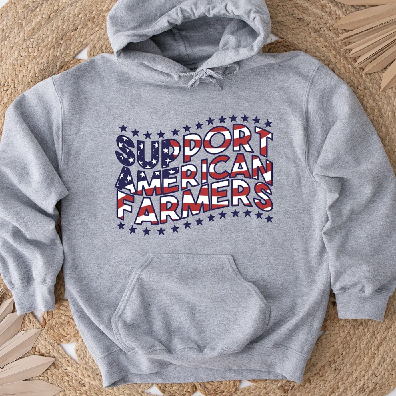 Fleece-lined – Soft, warm interior lining made from fleece materialFleece-lined – Soft, warm interior lining made from fleece materialPatriotic Support American Farmers Hoodie (S-3XL) Unisex - Multiple Colors! Fleece-lined – Soft, warm interior lining made from fleece materialFleece-lined – Soft, warm interior lining made from fleece materialPatriotic Support American Farmers Hoodie (S-3XL) Unisex - Multiple Colors!