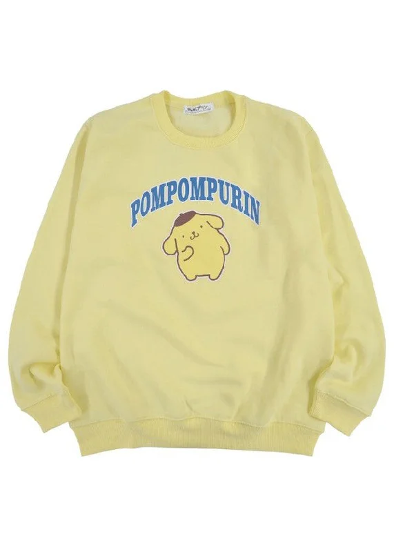 Fleece-lined – Soft, warm interior lining made from fleece materialFleece-lined – Soft, warm interior lining made from fleece materialSanrio Pompompurin Logo Pullover Fleece-lined – Soft, warm interior lining made from fleece materialFleece-lined – Soft, warm interior lining made from fleece materialSanrio Pompompurin Logo Pullover